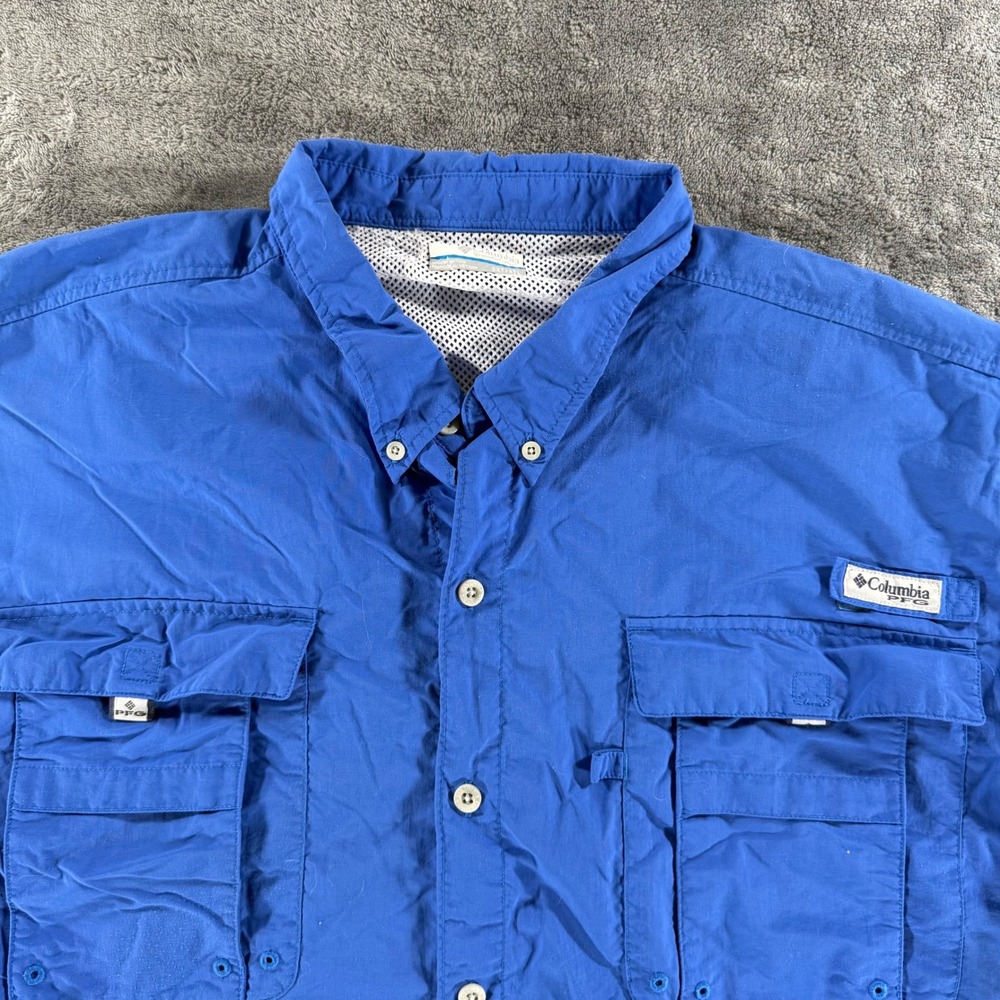 Columbia PFG Bahama II Omni-Shade Fishing Shirt Mens 3XT Vented Pockets